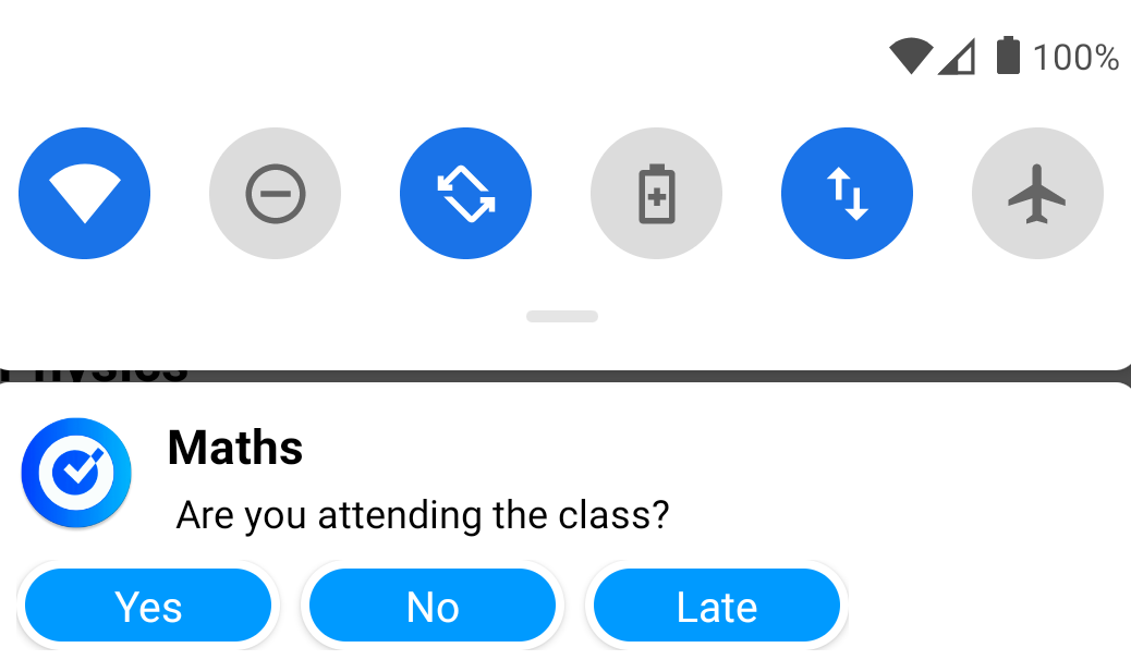 notification image