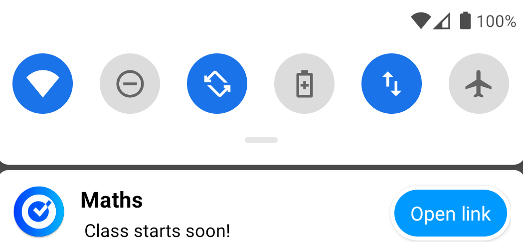 notification image